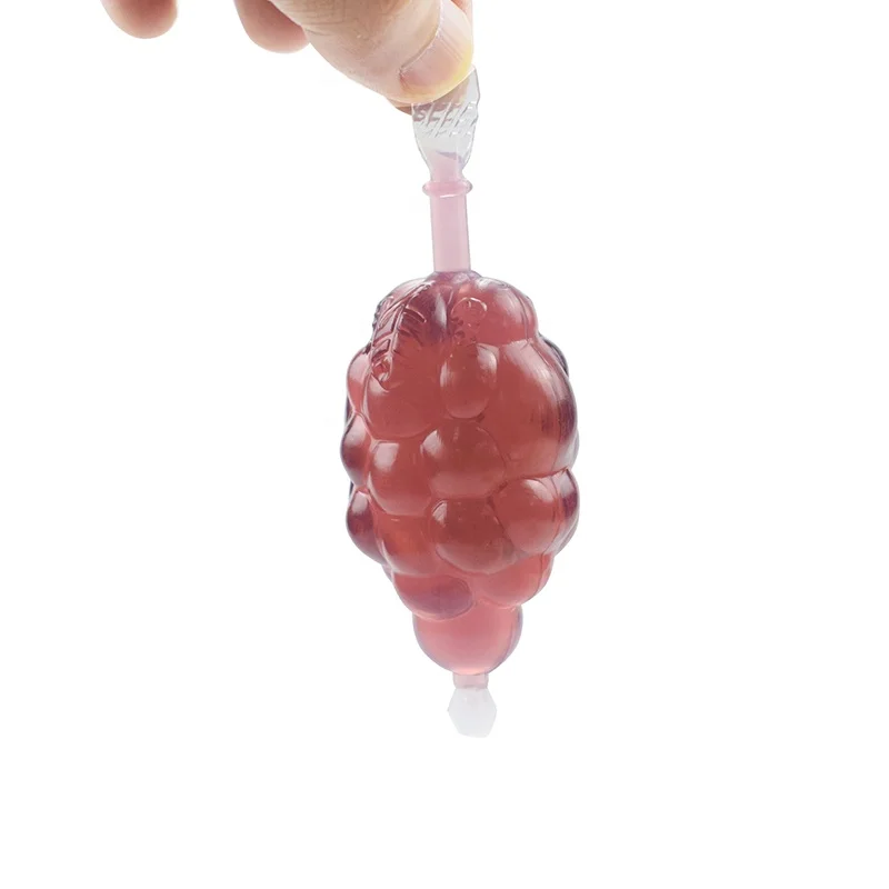 2025  Hot Sale 40G Grape Strawberry Apple Fruit Shaped Jelly Pudding Jelly