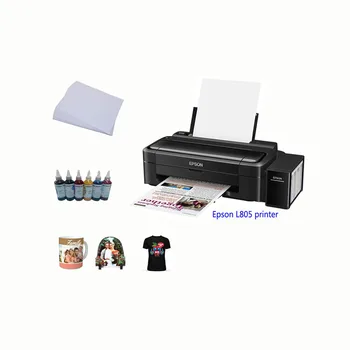 Guangzhou Continous Ink Supply A4 Size 6-Color Wireless Photo Inkjet Printer Machine Sublimation for Epson L805 Photo Printer