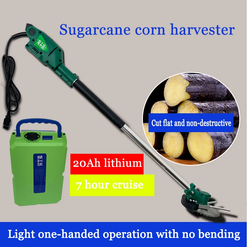 Mini Corn Harvester Machine Rice Cutter Portable Garden Tools Peanut Cutter Sugarcane Harvester