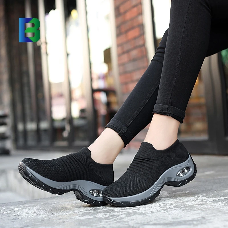 Bc Bc Women Sneakers Ladies Sport Safety Breathable Sport Shoes Running  Shoes Casual Comfortable Sneakers Platform Shoes - Buy New Height  Increasing Sock Sneakers Suppliers Factory Outlet Women Platform Yoga  Running Jogging