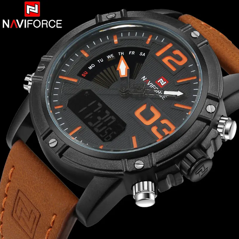 Leather 2019 Naviforce Sport Watches Naviforce Watch 2019