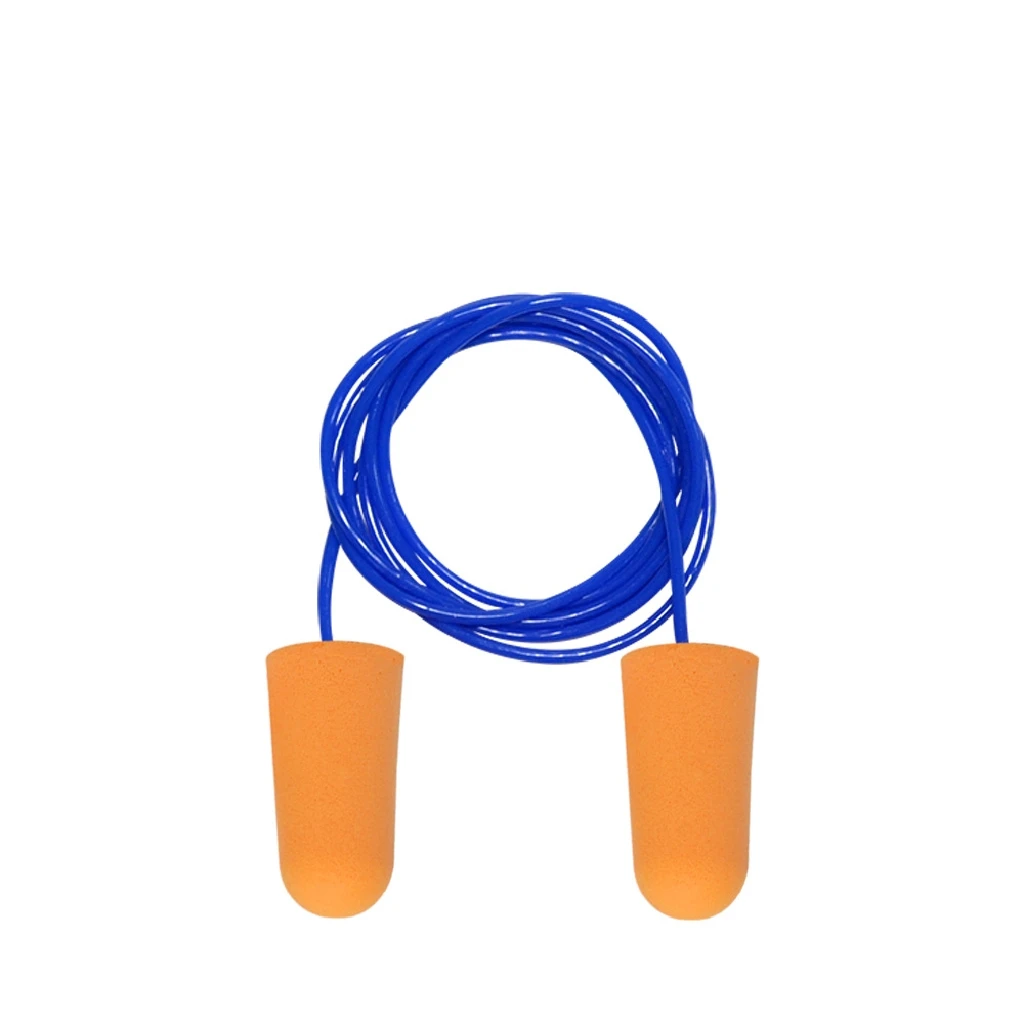 High Quality Disposable Earplugs With Nylon Cord Reduces Harmful Noise