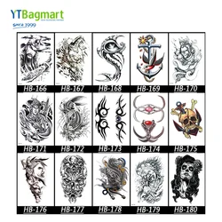 YTBagmart горячая Распродажа экологически чистые супер большие водонепроницаемые временные съемные искусственные татуировки на всю руку рукав наклейка