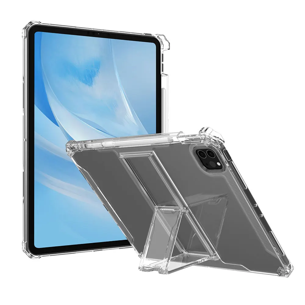Transparent Tablet Cover For Ipad Air Pro Mini 13 11 2024 22 21 20 18 Lens Protection Adjustable Holder Simple Pbk184 Laudtec details
