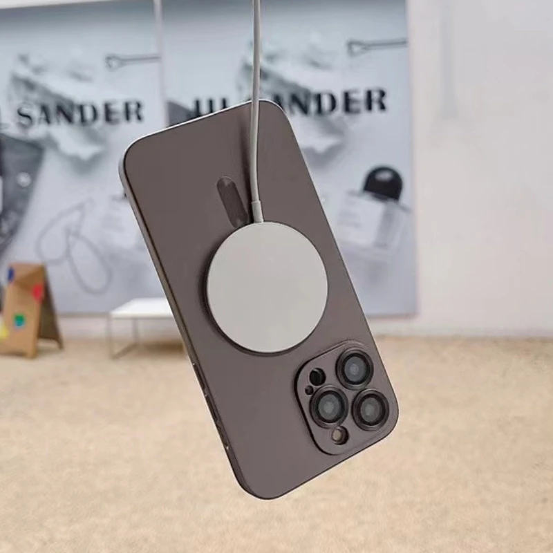 Luxury Magsafe Wireless Charge Phone Case For Iphone15 14 13 12 11 Pro