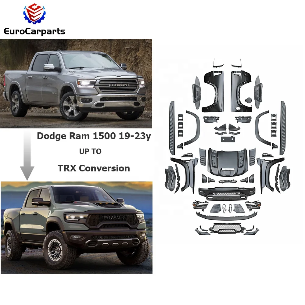 TRX Conversion Body Kit for Dodge Ram 1500 (2019-2023) – Easy Installation,  Ideal Upgrade for Your Truck Accessories