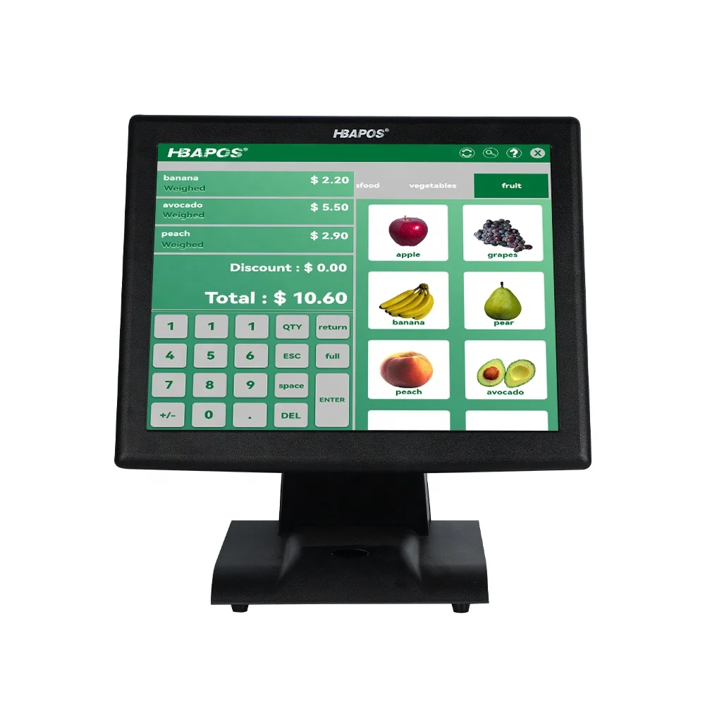 HBAPOS Cash Register New Model X6  point of sale systems touch screen pos machine