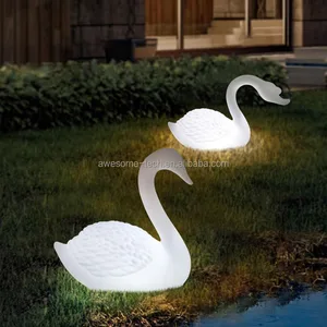 Adjustable Lighting Swan Shape Hotel Home Bedroom Decor Night Light Lamp Indoor Rechargeable Cute Decor Table Light