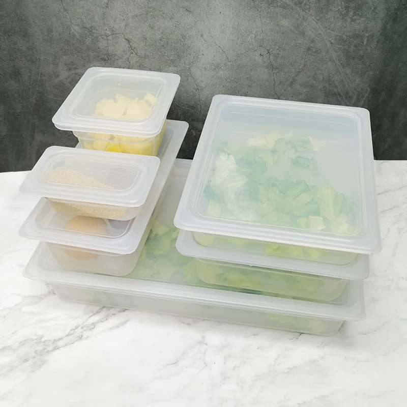 1/1 Size 2 1/2 Deep Gn Food Pan for Buffet, Polypropylene, Clear