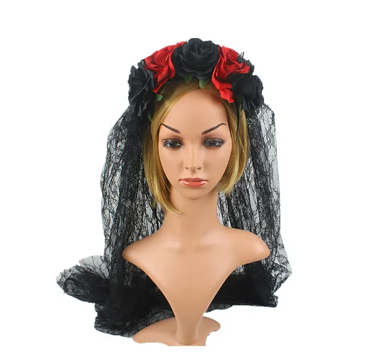 Halloween gifts flower skull headbands for Halloween party.png