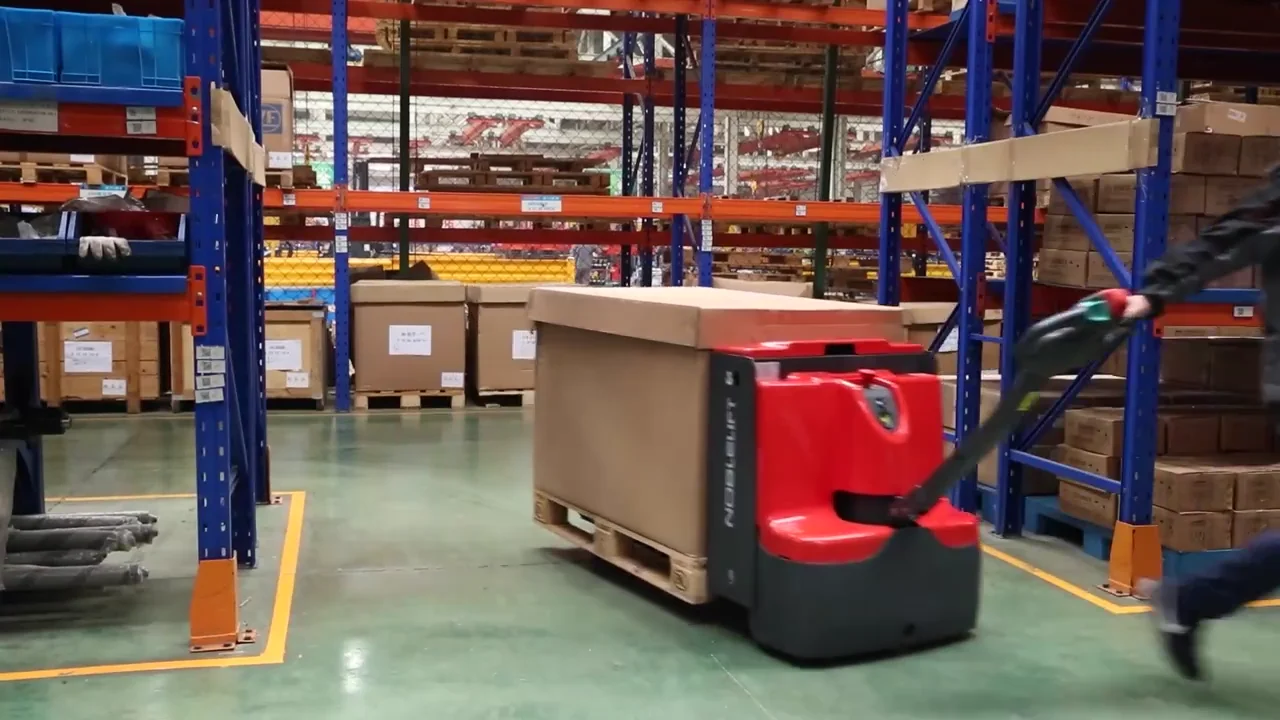 Battery Powered Forklifts Pallet Trucks Hand Electric Pallet Jacks With ...