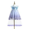 Vestido de princesa azul violeta