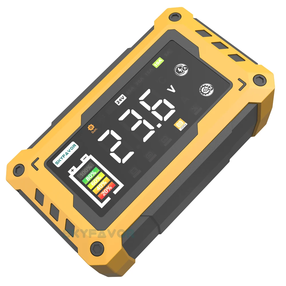 Smart mini 12V 24V battery charger 12V 24V 25A 20A 15A 10A 5A Adjustable current high power lead acid lifepo4 battery charger