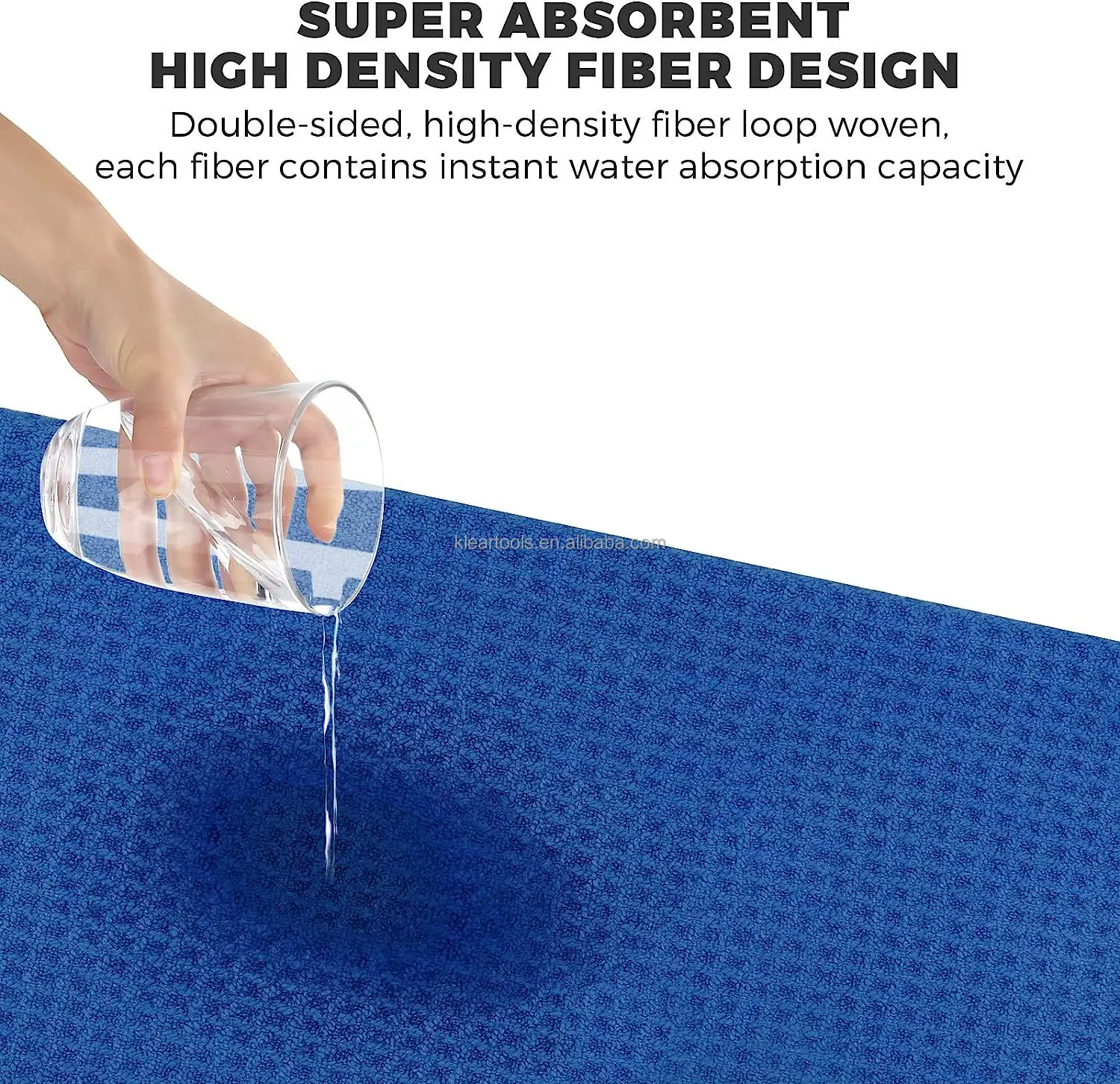 3 Pack Trifold Golf Towel For Golf Bags With Carabiner Clip Premium