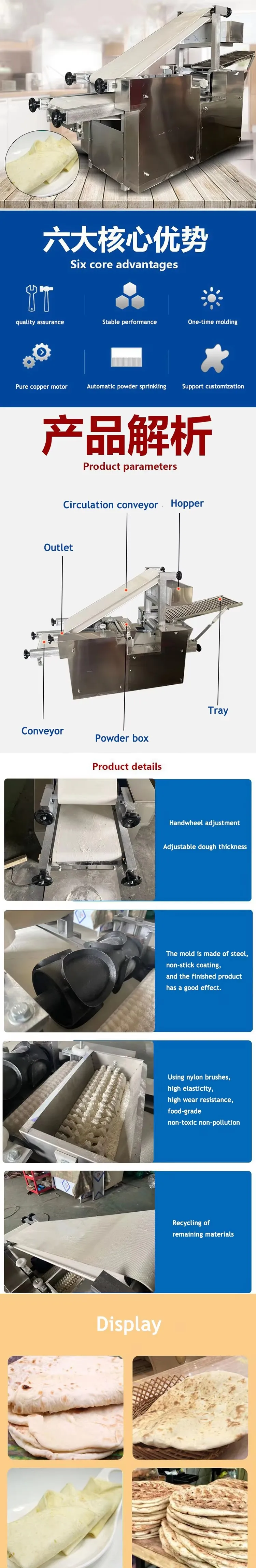 Turkish Roti Maker Making Roti Machine Turkish Pita Bread Making Machine Pita Iraqi Samoon ...