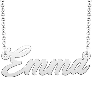 Personalized Diamond Name Necklace Sterling Silver Necklace Names from Industry