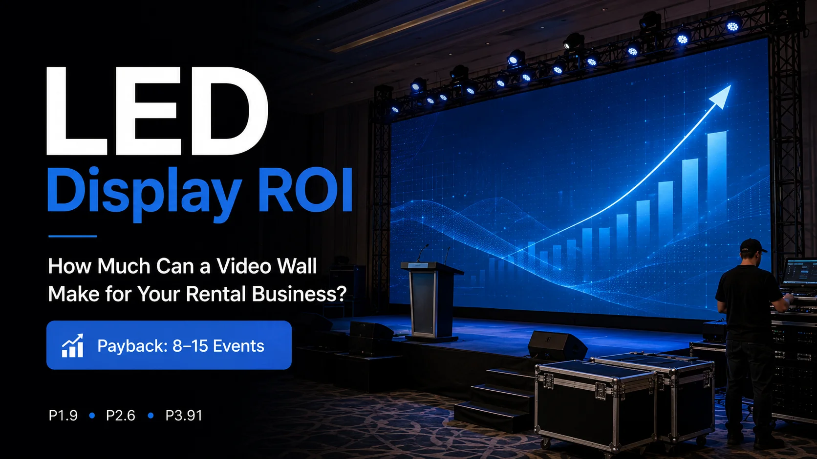 LED Display ROI: How Much Can a Video Wall Make for Your Rental Business?