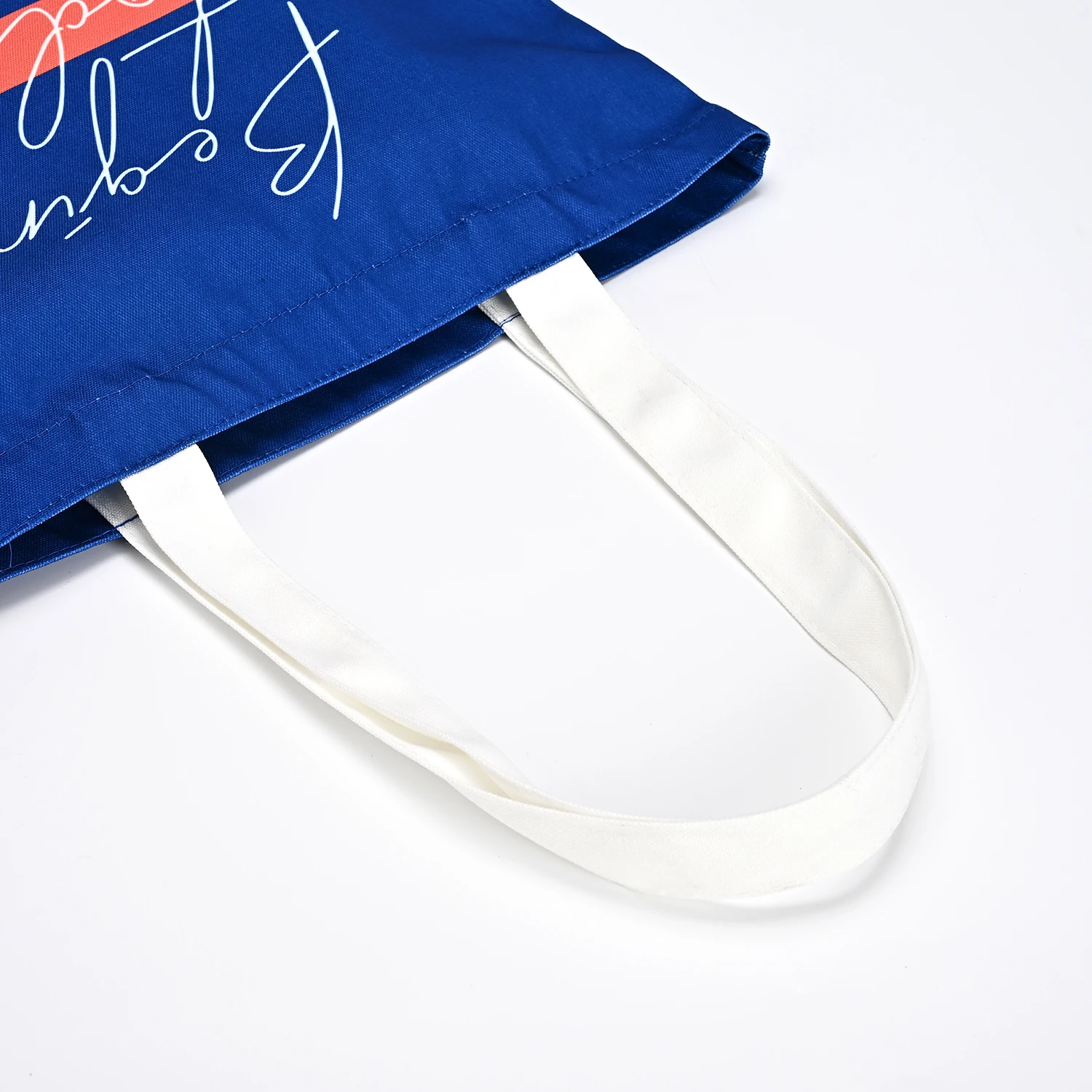 Customised Digital Prints Logo Cotton Bag Personalised Oversized Natural Color Cotton Bag with Cotton Handle for Travel factory