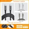 Grey[ C TO C 4.0 8K60Hz Twisted cable]
