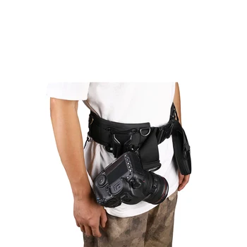 KALIOU Waist with Metal Ring Multi-functional Adjustable Outdoors Belt for Camera Travel detail image