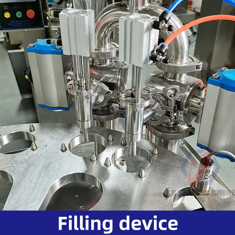 Fully Automatic 100ml 150ml Mayonnaise Sauce Peanut Butter Cup Filling and Sealing Machine