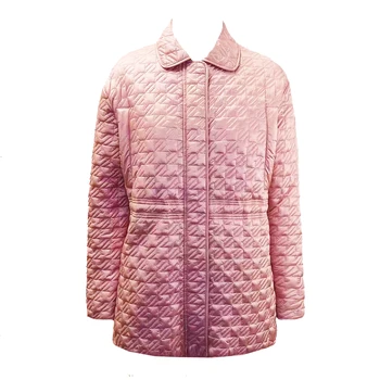2023 new  arrival women jackets Autumn and winter houndstooth quilted padded water repellent casual jacket GRS optional outdoor