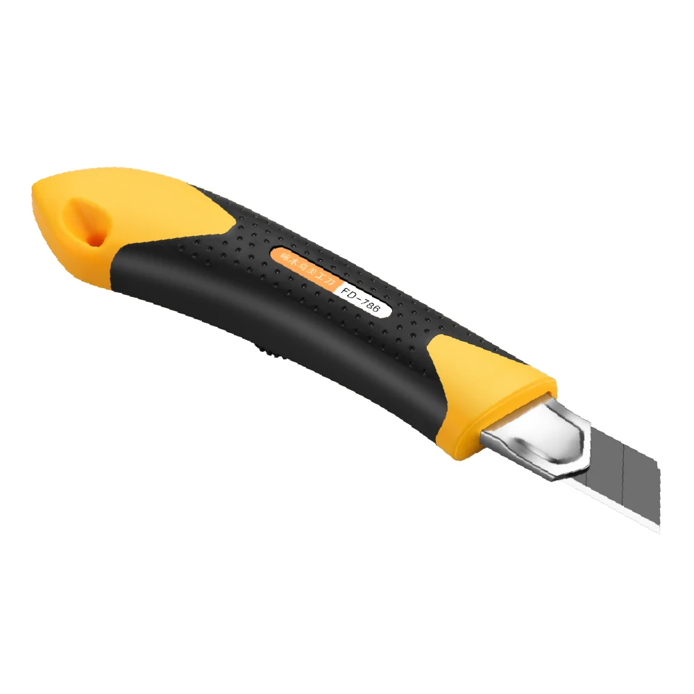 High Quality  Fixed Free Sample Safety Retractable Box Cutter Knife