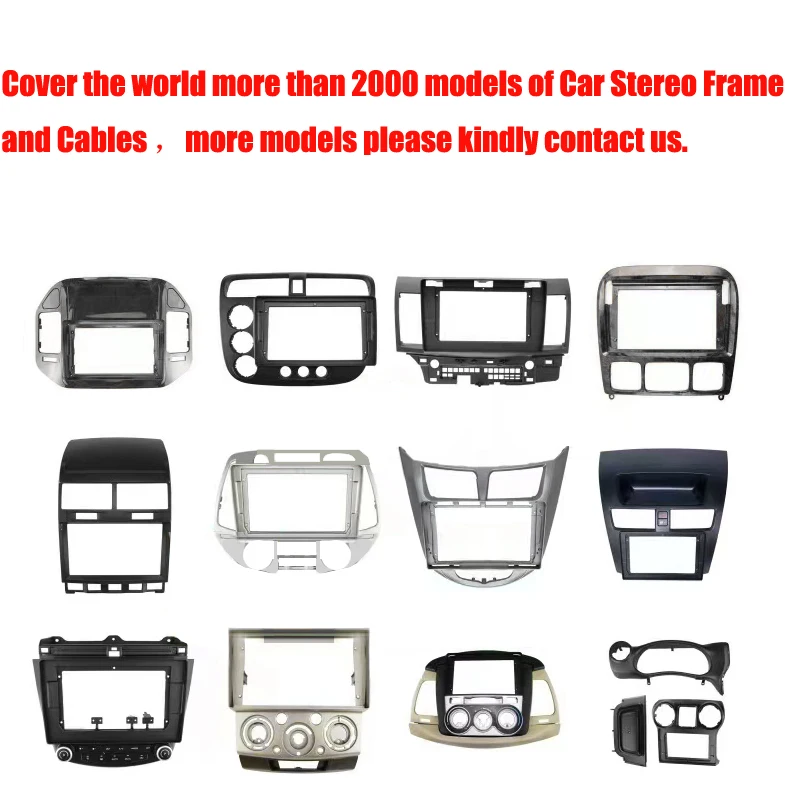 Car GPS Navigation Panel for Toyota Corolla 2017 2018 10.1 Inch Screen 2 Din Android Dashboard Radio Stereo Fascias Panel Frame