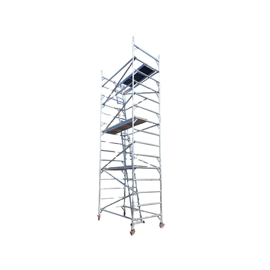 Cheap Aluminum Mobile Tower Ladder Scaffold for Construction Aluminum Mobile Scaffolding Tower Outdoor Indoor for House Repair