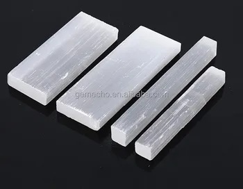 Natural Morocco White Raw Selenite Healing Crystal Spirit Energy rough gypsum specimen semi-precious stone