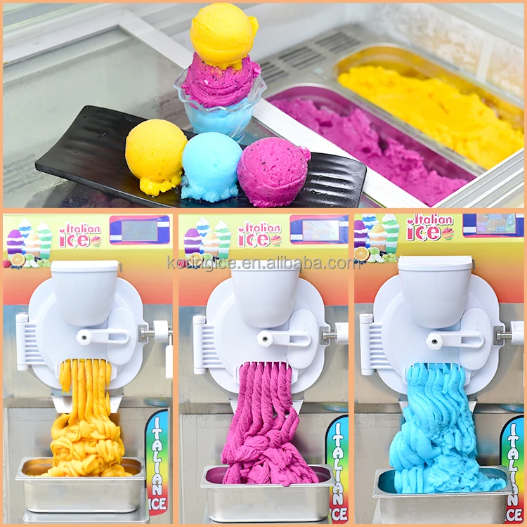 Kolice Ce Iso Etl Italian Ice Making Machine/high Efficiency Chocolate