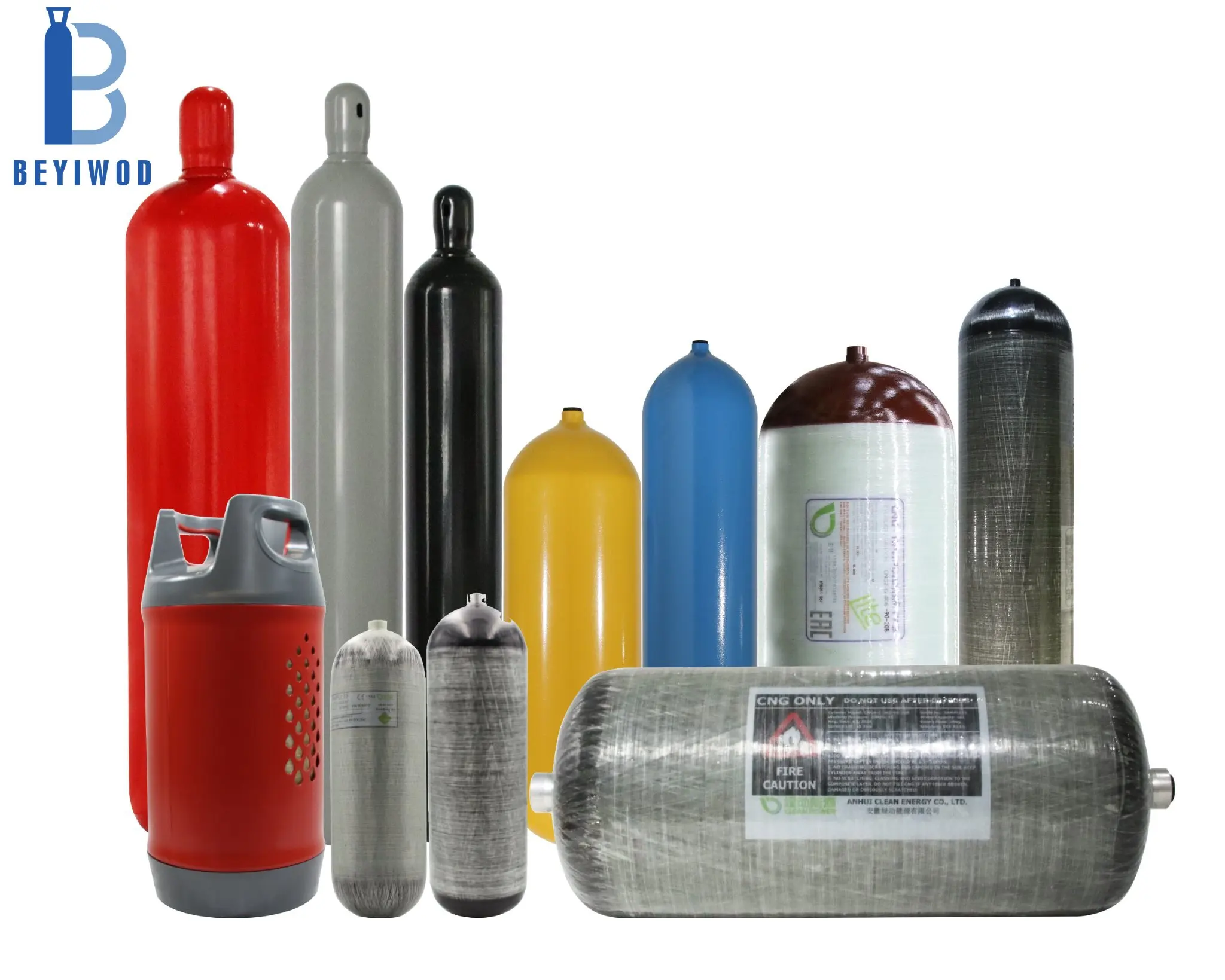 China Botol gas perindustrian isi semula ISO9809 20L 40L 50L 60L botol gas nitrogen dengan pemegang logam