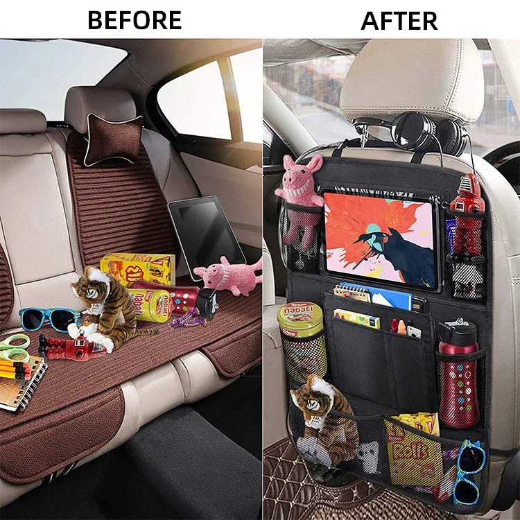 Multi Purpose Car Backseat Organizer  Bag car Rear Seats Pouch Hanging Storage