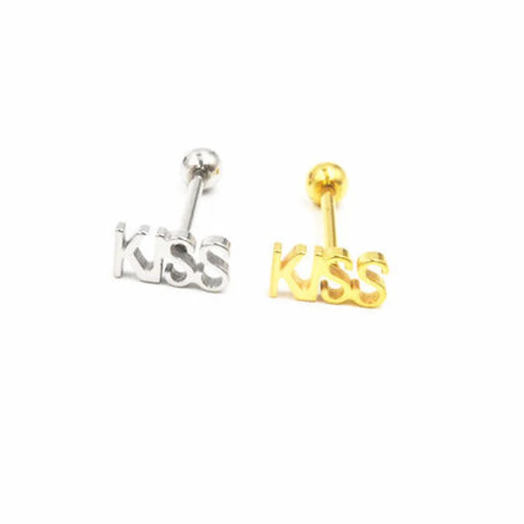 personalized name tongue rings