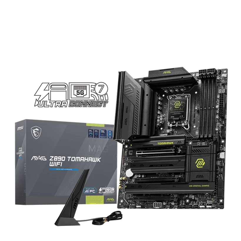 MSI MAG Z890 TOMAHAWK WIFI - Ultra9 DDR5, 5G Lan, Pcie 5.0