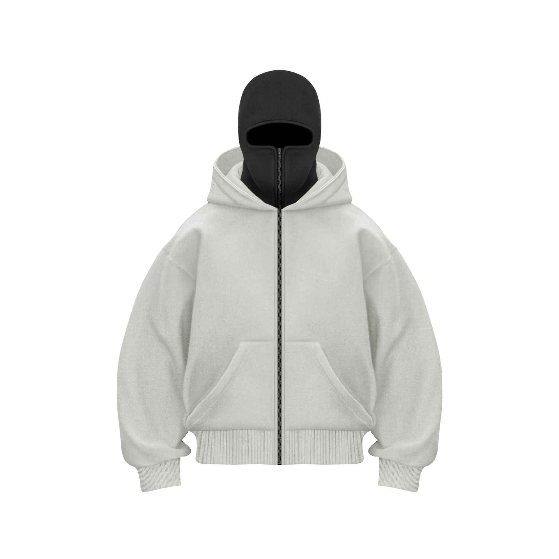 OEM High Quality Custom Mask Ninja Hoodie Embroidery