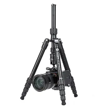 Professional Portable Aluminium Monopod Digital Dslr Camera Tripods Telescopic Tripod 325mm Folded 1360mm Height detail image