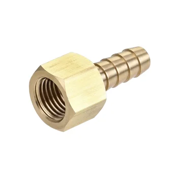 custom oem cnc custom part Brass Fitting Screw on hose nozzle