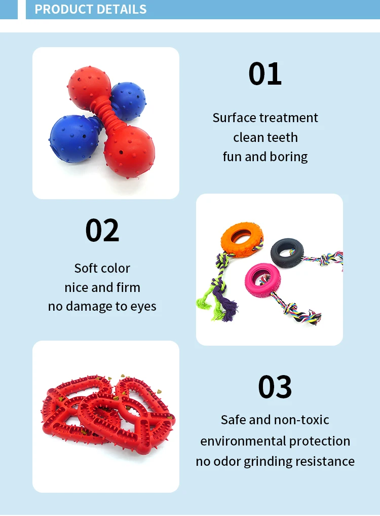 Juguetes Perros Manufacturer Custom Rubber Pet Dog Chew Toys Durable