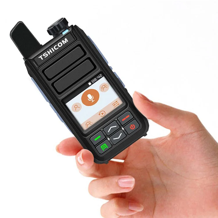 TSHICOM Factory Direct 4G Network Walkie Talkie Sim Card Smart Phone  UHF VHF With GPS Tracking Radio