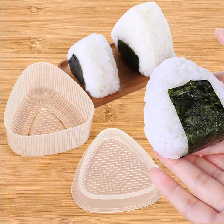 Sushi Mold Onigiri Rice Ball Food Press Triangular Sushi Maker Mold Sushi  Kit!