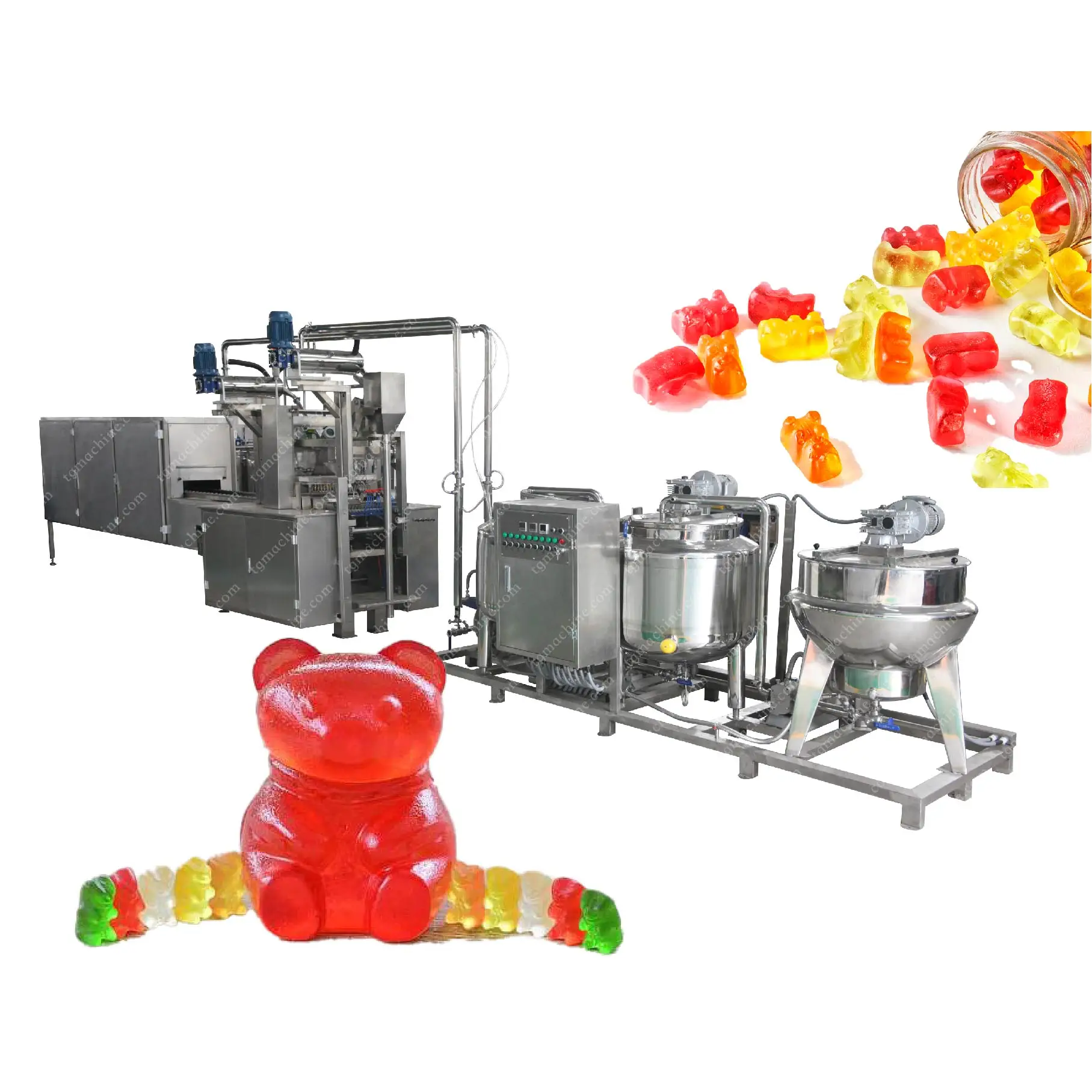 TG Machine Full Automatic Gummy Candy Production Line and Toffee Jelly Line