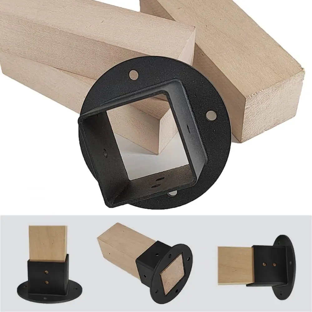 Modular Pergola Bracket Kit for 4x4 & 6x6 Lumber 3-Way Right Angle Corner DIY Post Base Wooden Beams & Gazebos Anchors Product