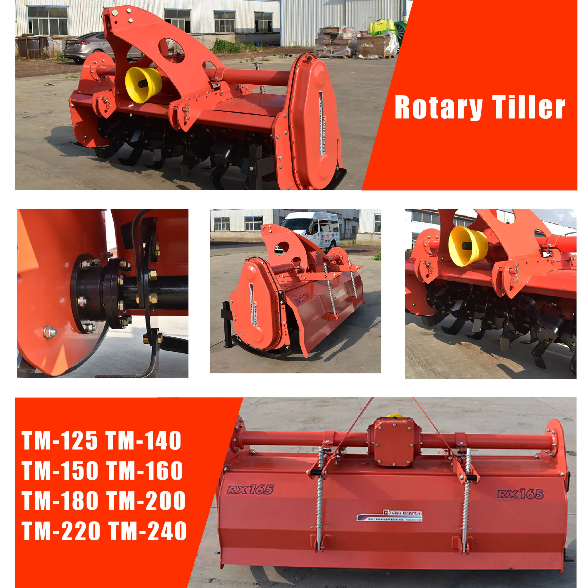 Agricultural Tools Rotavator European Standard Tractor Rotary Tiller ...