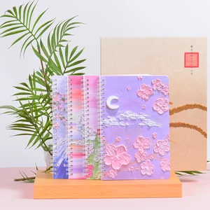 Students must Have High-value Small Fresh Multi-color Notebook Thick Inner Page Index Sticker Notebook