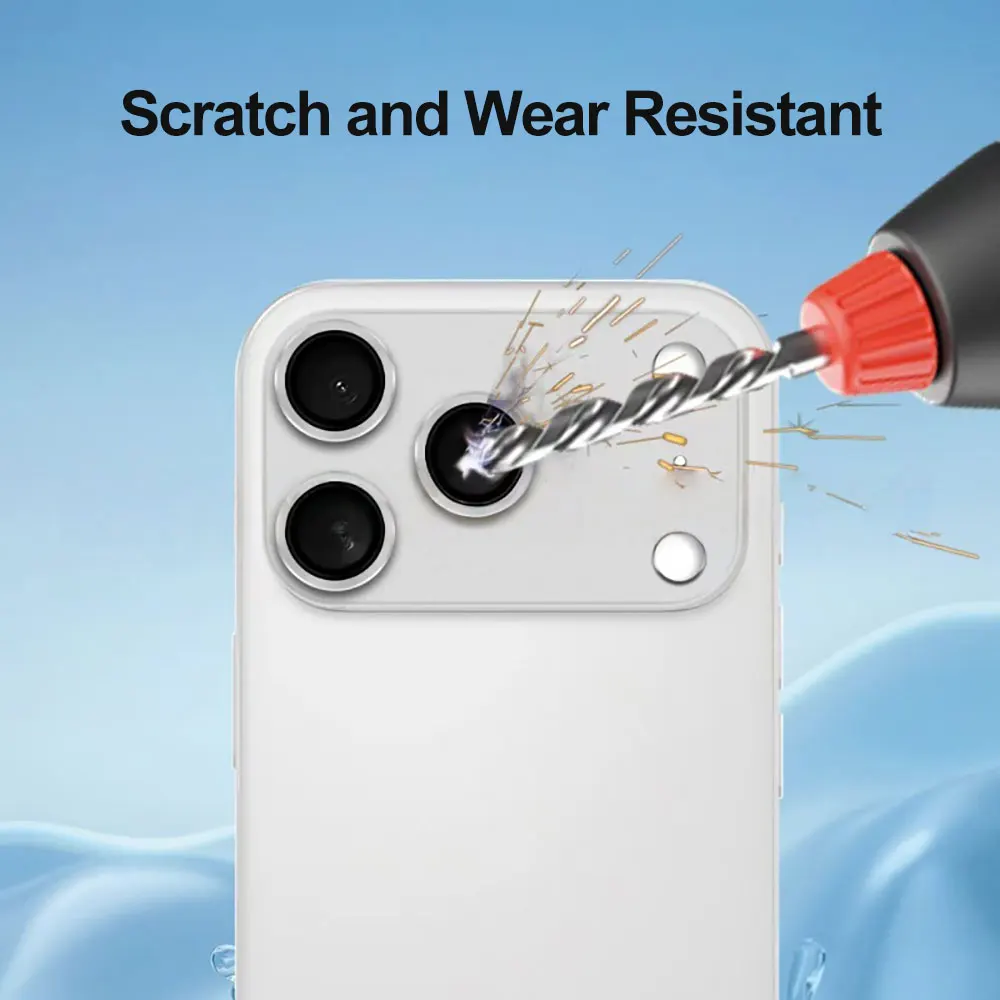 product laudtec metal tempered glass camera lens protector for iphone 17 pro strong adsorption case friendly anti scratch screen cover-8