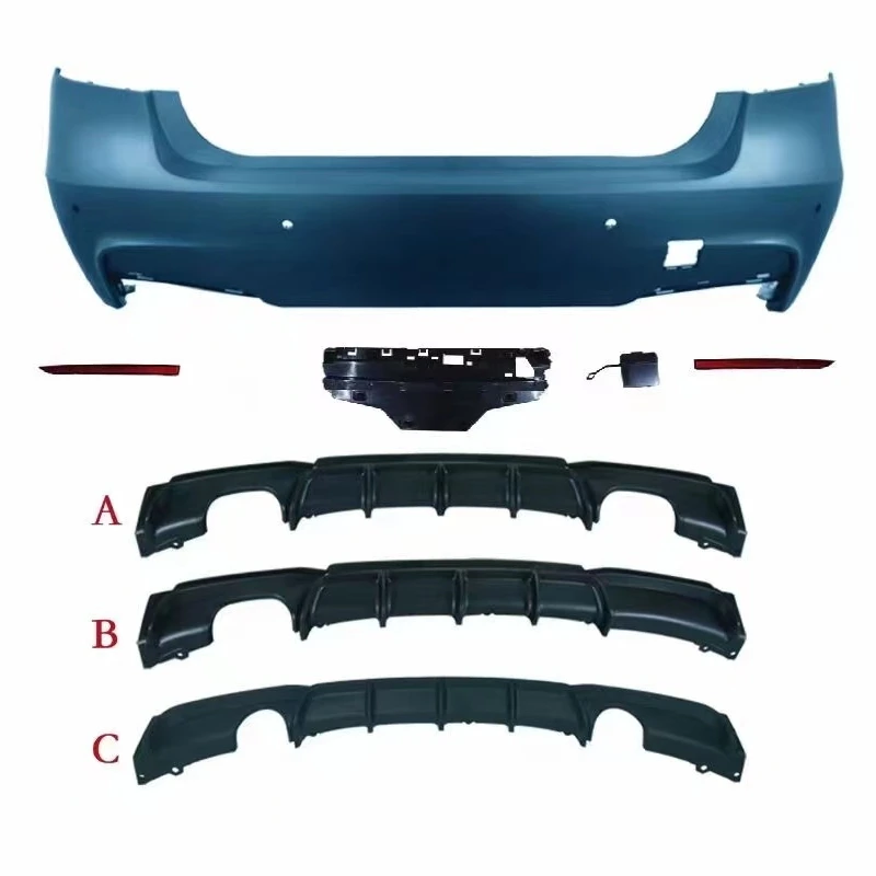 2025 New Type M-tech PP Body Kit for Bmw 3 Series F30 F35 2012-2019 Body Kit Front Rear Bumper Side Skirts for F30 MT Car Bumper