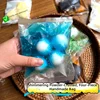 Blue crispy handmade bag