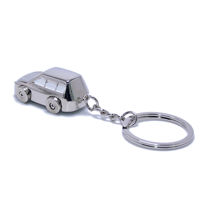 Automotive Concepts Metal Tag On Car Keys Rotate Wheel SUV Model