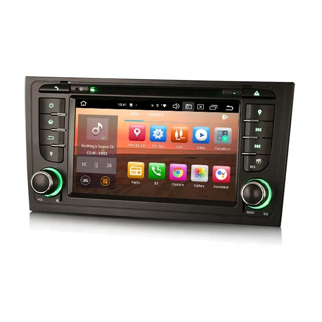 Erisin ES8506A IPS Android 13 DAB Autoradio GPS Wireless CarPlay Car DVD SWC DTV DSP for Audi A6 S6 RS6 Audi Allroad Stereo
